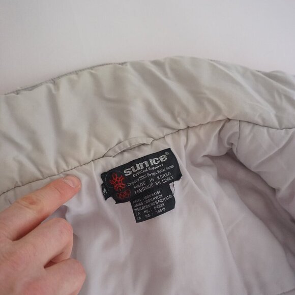 Sunice Calgary 1988 Olympic Winter Games Coca-Cola Gray Red Zip Up Winter Coat M - Picture 16 of 16